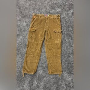 Empyre Men's Corduroy Cargo Pants - Brown